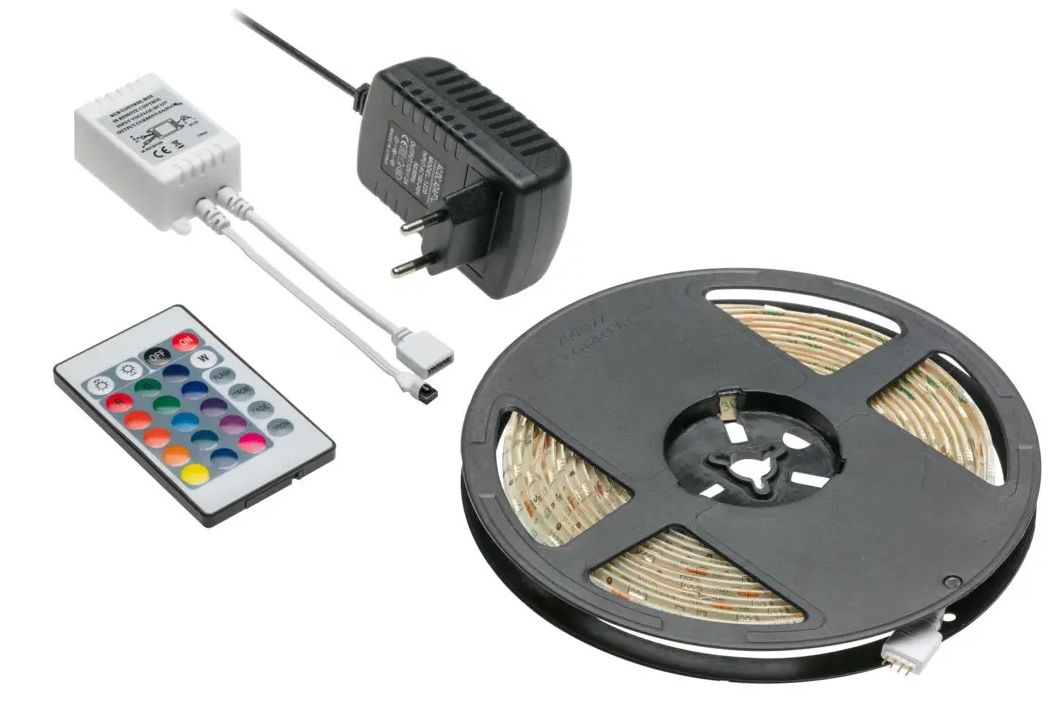 LED GTV RGB SET TRAKA 5m 112V25W, IP20 DALJINSKI